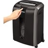 Fellowes Paper Shredder, Cross-Cut, 10 Sheet, Black FEL4606001