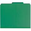 Smead 2" File Folder, 2 Divider, Letter, Green, PK10 14063