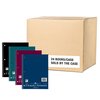 Roaring Spring Case of 3 Sub Wirebound Notebooks, 10.5"x8", 120 sht, Asstd. Cover Colors, College Ruled w/Margin 10359CS