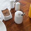 Tablecraft Sugar Jar/Lid, Melamine, White 10416