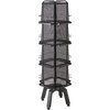 Safco Magazine Stand, Rotating 16 Pocket, Onyx 5580BL