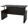 Safco Adjustable Desk, 36 in D X 72 in W X 49.3 in H, Mocha, Laminate MNDSHA72LDC