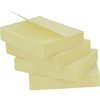 Universal One Recycled Sticky Notes, 1-1/2 x 2, Ylw, PK12 UNV28062
