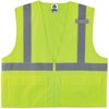 Glowear By Ergodyne Vest, 220Z 4X/5X, Lime 8220Z