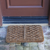 Rubber-Cal "Shiraz" Outdoor Scraper Door Mat, 16 by 24-Inch 10-100-511