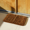 Rubber-Cal "Shiraz" Outdoor Scraper Door Mat, 16 by 24-Inch 10-100-511