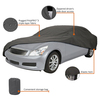 Classic Accessories Over Drive PolyPRO3 Sedan Car Cover 152"L 10-103-011001-RT