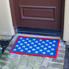 Rubber-Cal "Red, White and Blue" Patriotic Door Mat, 18 by 30-Inch 10-106-023