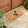 Rubber-Cal "Welcome & Please Remove Your Shoes" Decorative Welcome Mats, 18 x 30-Inch 10-106-046