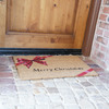 Rubber-Cal "A Gift! Merry Christmas Doormat" Decorative Floor Mat, 18 x 30-Inch 10-106-052