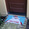 Rubber-Cal "Santa Claus is Back!" Christmas Doormat Holiday Doormats, 18 x 30-Inch 10-106-056