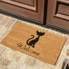 Rubber-Cal Meow Cat Welcome Mats Cat Doormat, 18 x 30-Inch 10-106-064