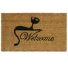 Rubber-Cal Kitty Cat Welcome Mat Cat Doormat, 18 x 30-Inch 10-106-065