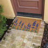 Rubber-Cal "Dirt Stopper Doormats" - 2 Coir Entry Door Mats - 18" x 30" 10-108-022
