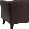 Flash Furniture Loveseat, 29" x 29", Upholstery Color: Brown 111-2-BN-GG