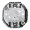 Raco Electrical Box, 11.8 cu in, Octagon Box, Steel, Octagon 112