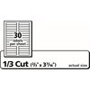 Avery Dennison White Removable File Folder Labels, Pk750 8066