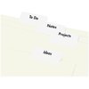 Avery Dennison Printable Tabs, 1-3/4", White, PK80 16282