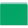 Zoro Select File Folders 8-1/2" x 11", Straight Tab, Green, Pk100 PFX152BGR
