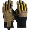 Pip Mechanics Gloves, M, Brown/Black/Yellow, Goatskin Leather 120-4100/M