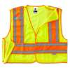 Ergodyne Lime Type P Class 2 Public Safety Vest,  8245PSV