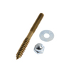 Black Swan Closet Screws-Brass-Bulk 1/4" X 2-1/2" 12440