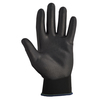 Kleenguard Polyurethane Coated Gloves, Palm Coverage, Black, XL, PR 13840