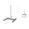 Ika Works R 2723 Telescopic Stand, 620 To 1010 mm 1412100