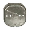 Raco Electrical Box, 15.5 cu in, Octagon Box, 2 Gang, Galvanized Steel, Octagon 153