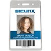 Sicurix ID Badge Holder, Vertical, PK50 BAU 47820