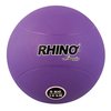 Champion Sports Rubber Medicine Ball, 9.4", 8kg, Purple RMB8