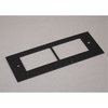 Wiremold Communications Plate, Gray, Steel OFR47-2A