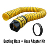 Xpower 16 Inch. Ø I.D. / 25 Ft. Long Polyester Duct Hose for X-41ATR & X-42ATR 16DH25