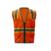 Gss Safety Premium Class 2 Brilliant Vest, Orange 1702-SM
