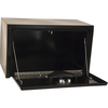 Buyers Products 14x16x24 Inch Black Steel Underbody Truck Box With Paddle Latch 1703100