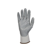 Tillman Nitrile Coated Gloves, Palm Coverage, White/Gray, L, PR 1761L