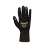 Tillman Foam Nitrile Coated Gloves, Palm Coverage, Black, L, PR 1765L