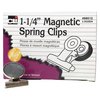 Cli Magnetic Spring Clips, 1.3", PK24 68512