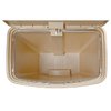 Rubbermaid Commercial 4 gal Rectangular Trash Can, Beige, Resin 1883455