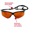 Kleenguard Safety Glasses, Brown Scratch-Resistant 19642