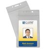 C-Line Products Badge Holders, Zipper, Vertical, PK50 89823
