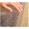 Aleco Chair Mat 46"x60", Rectangular Shape, Clear, for Carpet 122381