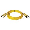 Tripp Lite Fiber Optic Cable, Dplx, SMF, 8.3, ST/ST, 2m N352-02M