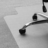 Floortex Chair Mat 47"x35", Traditional Lip Shape, Clear, for Carpet FC118927LR