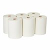 Georgia-Pacific Dry Wipe Roll, D400, Continuous Roll, Double Recreped DRC, 10 in Wide 250 Ft Length, White, 6 Pack 20065