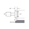 Hhip 1/2 X 1/8 45 Degree M42 8% Cobalt Single Angle Chamfer Cutter 2006-0351