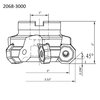 Hhip 3" X 1 Bore 45 Degree Octagon 6 Iinsert Indexable Face Mill 2068-3000