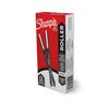 Sharpie Rollerball Pen, Needle Point, Black, PK12 2093225