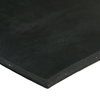 Rubber-Cal Cloth Inserted Rubber Sheet - 1/4" Thick - 3ft Width x 10ft Length - Black 20-107