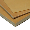 Rubber-Cal Pure Gum Rubber - 40A - Smooth Finish - No Backing - 0.187" Thick x 4" Width x 36" Length - Tan 33-014-187